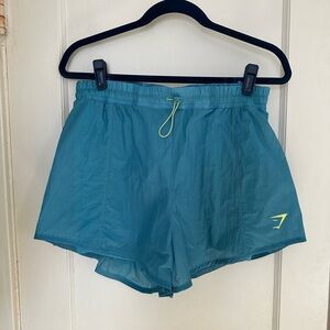 Gymshark Turquoise Women's Athletic Shorts
